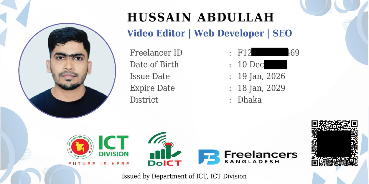 Freelancer ID 2026-2029 Front