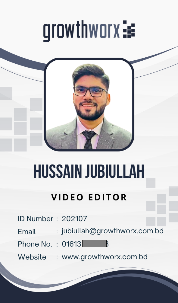 Hussain Jubiullah ID Card Front