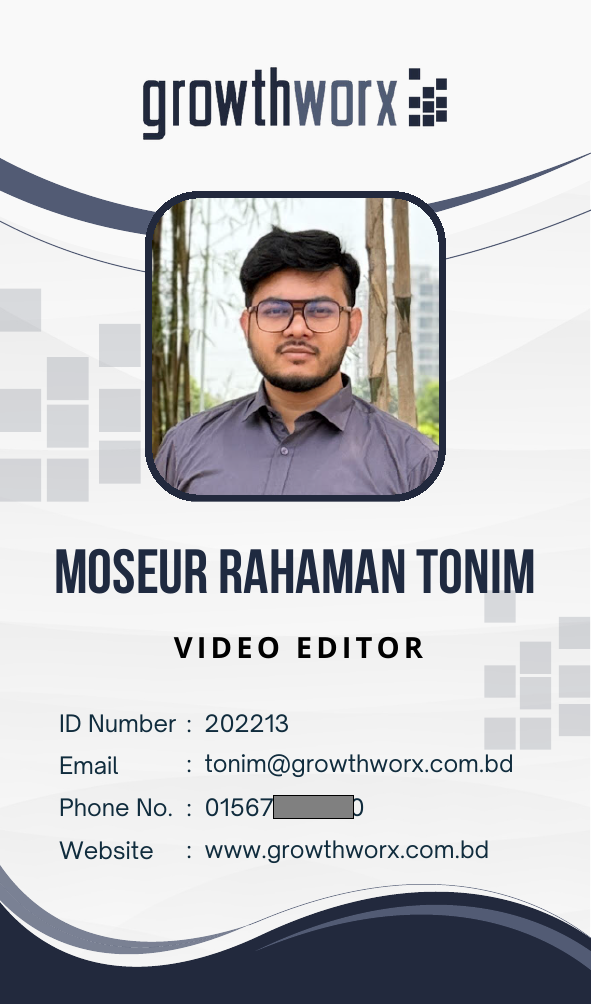 Moseur Rahaman Tonim ID Card Front