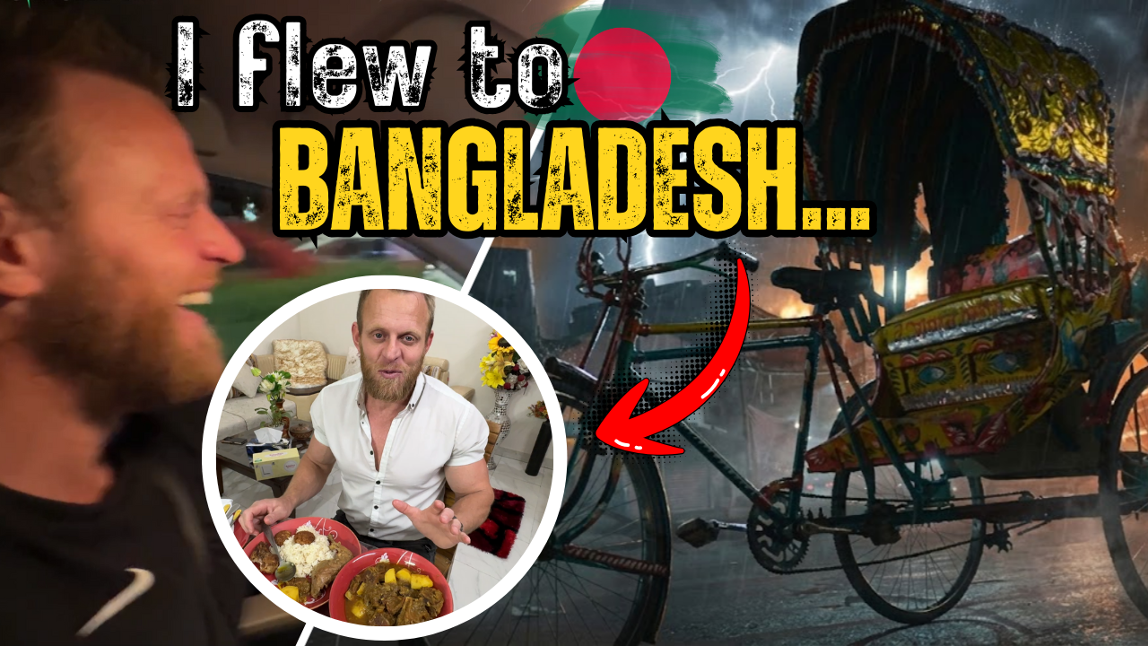 YouTube thumbnail design - Travel to Bangladesh
