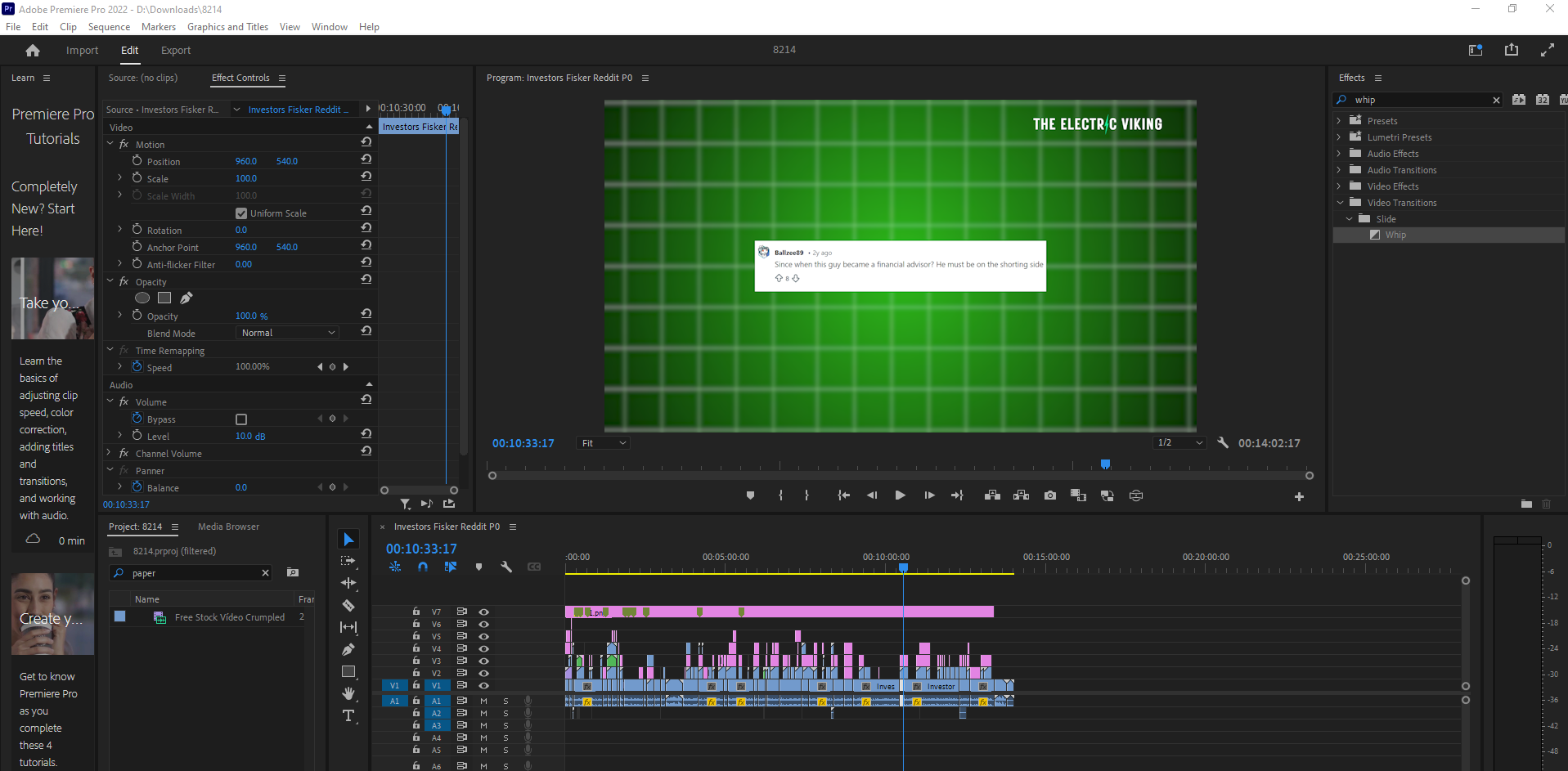 Advanced timeline editing with multiple video layers